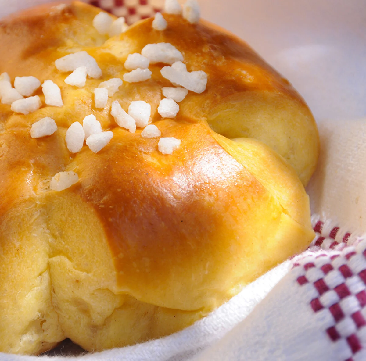 focus lievitato applicazione margarina e melange